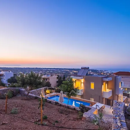 Aloni 3 Bedroom Sea View With Private Pool Villa Hersonissos (Crete)